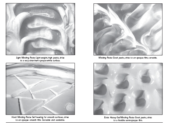 GOLDEN Molding Pastes Offer Many Textural Options!