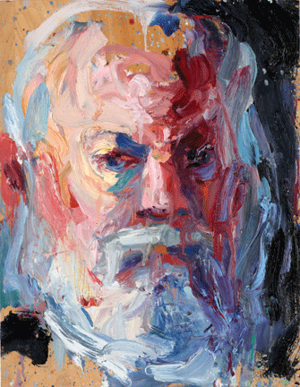 Carl Plansky, Self-Portrait, 2005, Oil on Panel, 18” x 14”