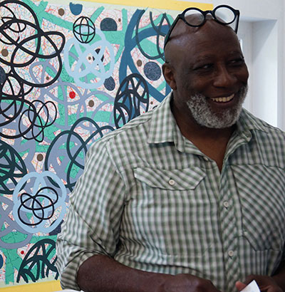 Artist, Professor Clarence Morgan