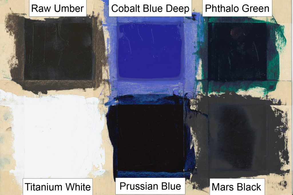 A range of other colors that were tested, with a focus on faster drying ones versus the more moderate drytime for Mars Black. Various other factors, however, might also factor into the differences seen.