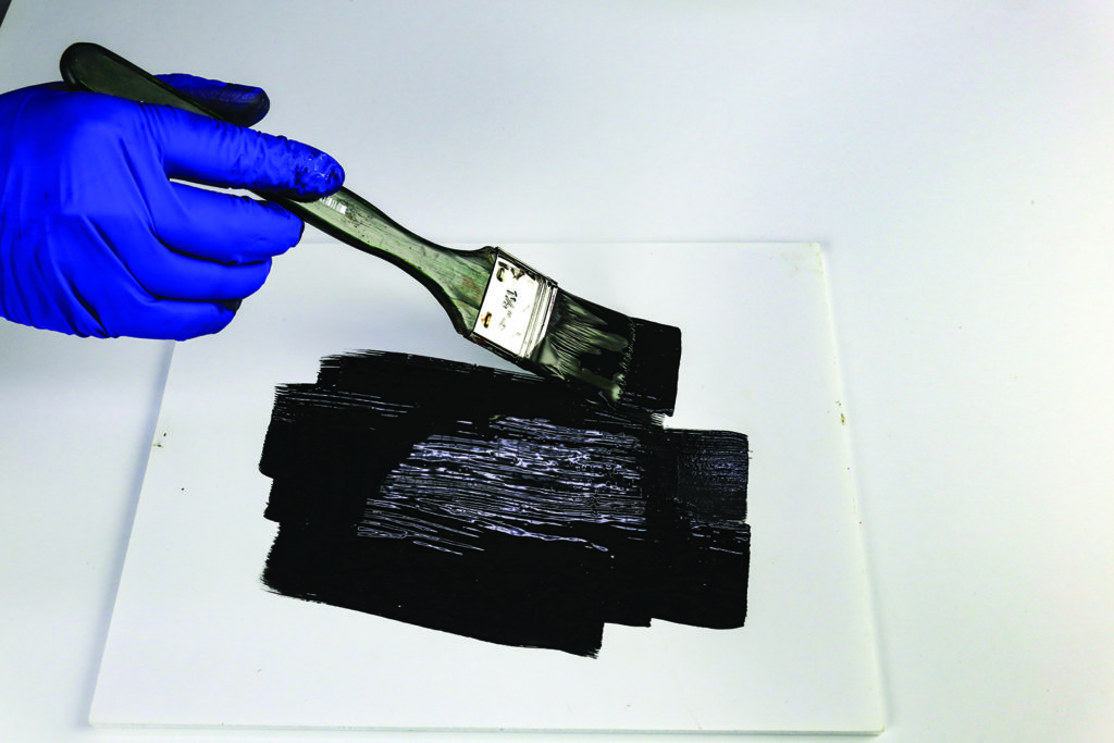 Black Gesso Pour