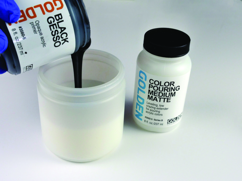 Golden Black Gesso Primer