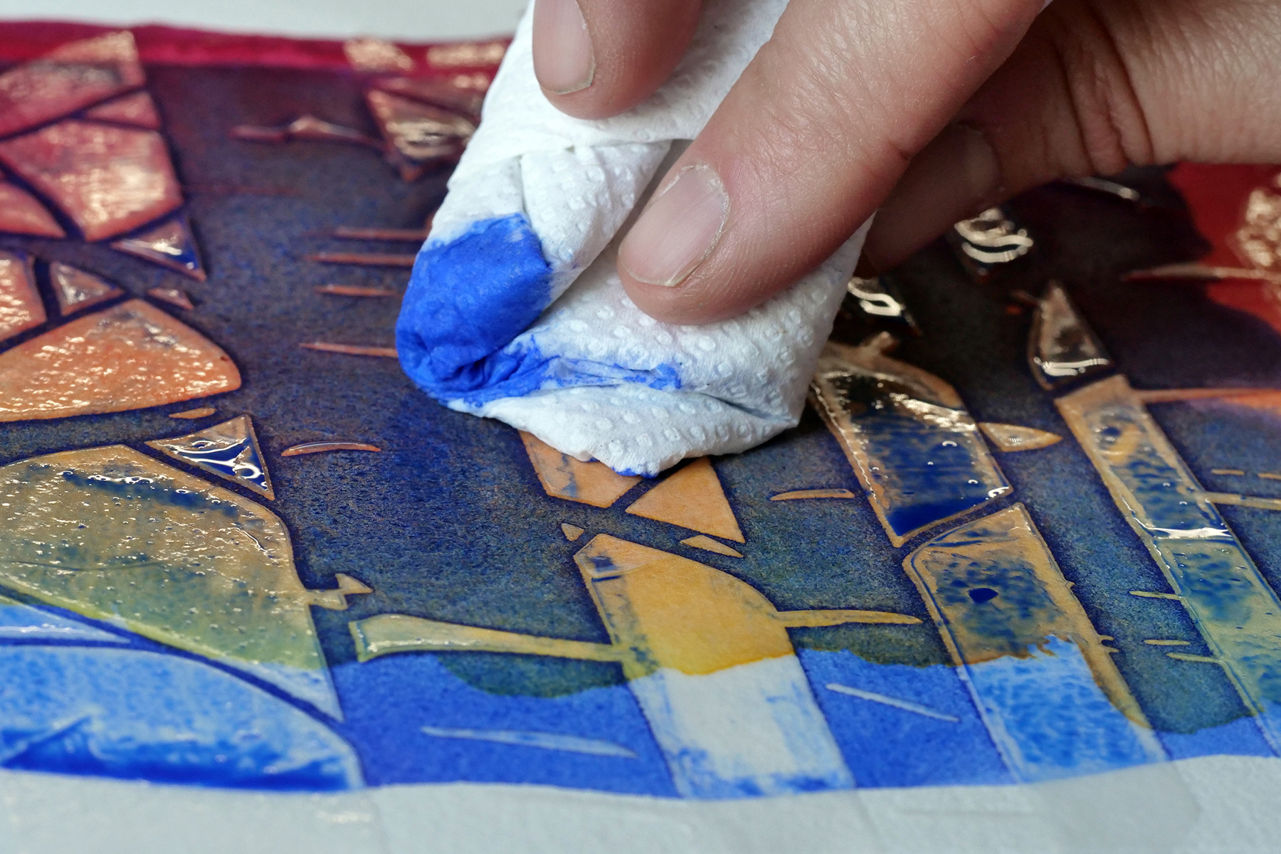 Watercolor Resist Just Paint