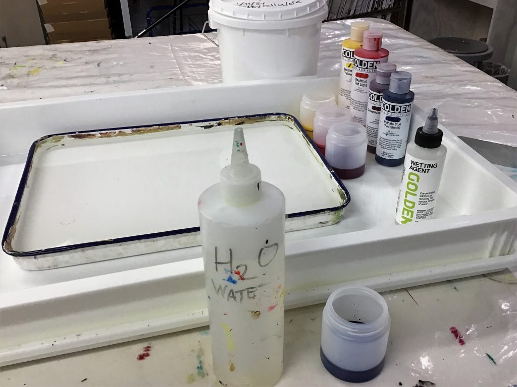 Balancing Acrylic Paints for Marbling