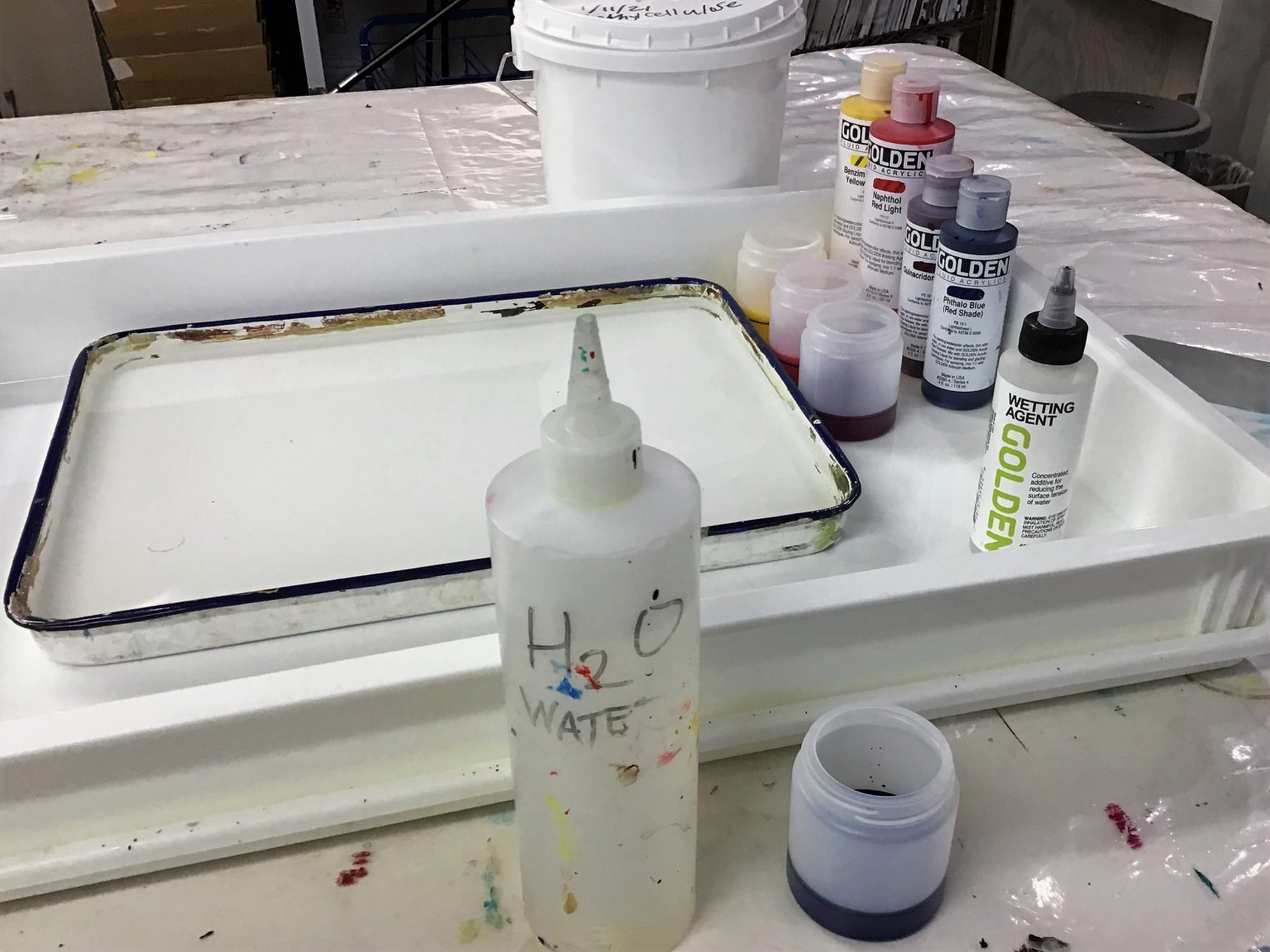 Balancing Acrylic Paints for Marbling Just Paint