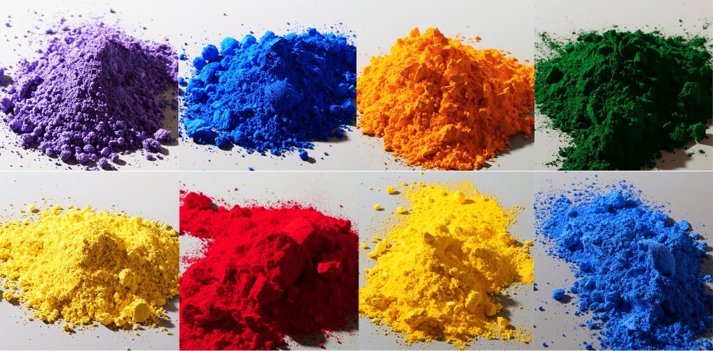 Dry Pigment Piles