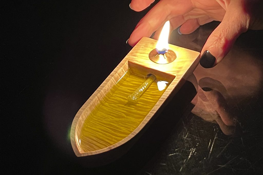 Olive Oil Lamp
